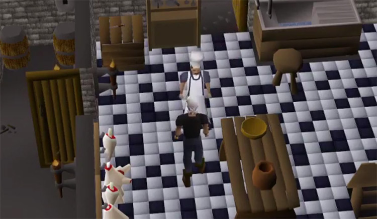 OSRS Cook’s Assistant Quest gameplay screenshot