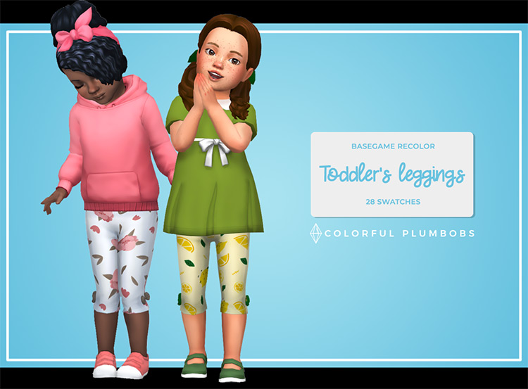 Toddler’s Leggings / Sims 4 CC