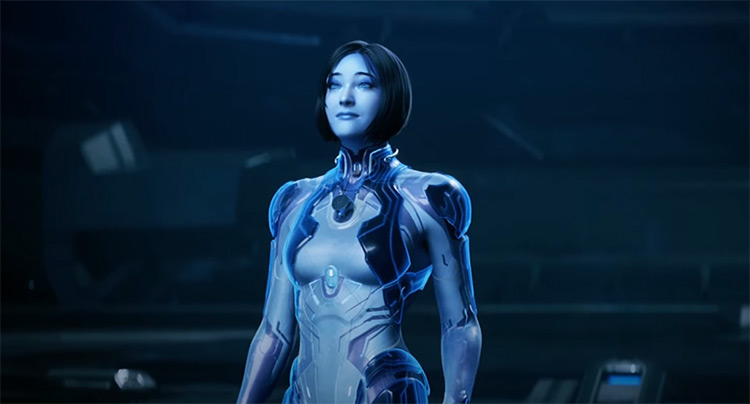 Cortana from Halo game