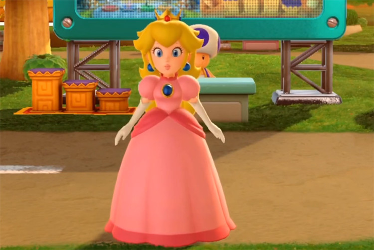 Princess Peach Super Mario Bros. gameplay