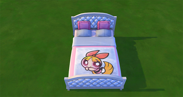 PowerPuff Girls Beds for The Sims 4
