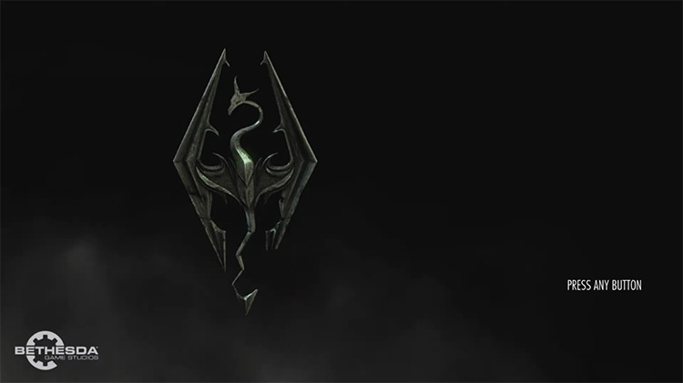 Elder Scrolls V: Skyrim title screen