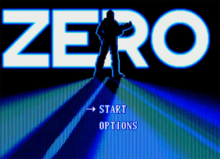 Zero Tolerance (1994) video game title screen