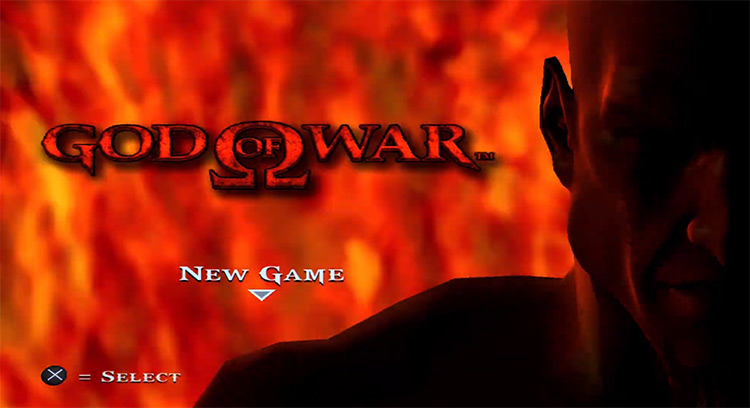 God of War (2005) Title Screen