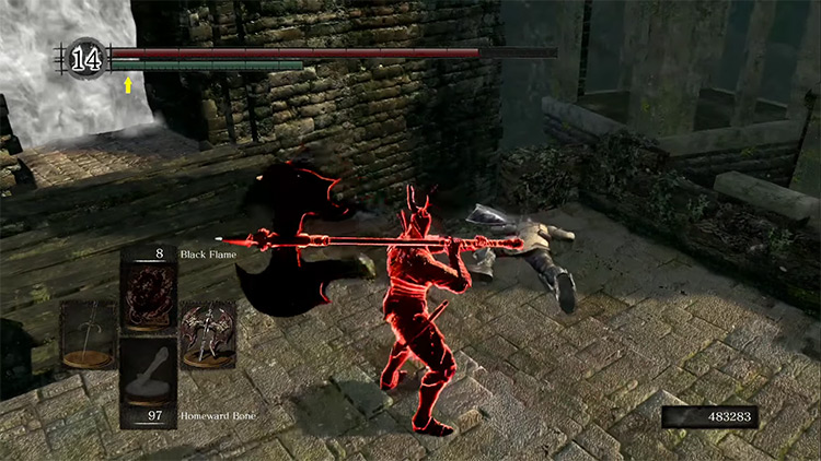 DS1 Black Knight Greataxe gameplay screenshot