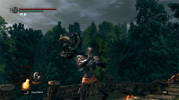 DS1 Dragon King Greataxe gameplay screenshot