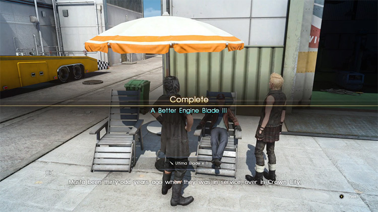 A Better Engine Blade III Side Quest in FF15