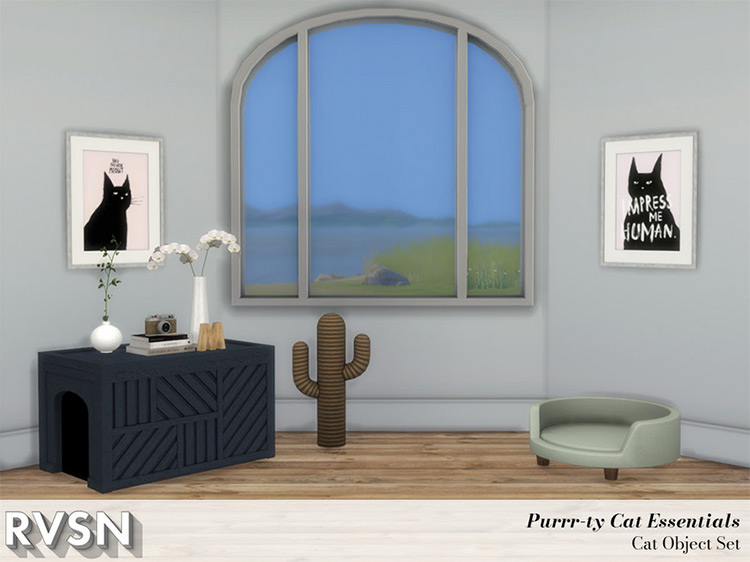 Purrr-fect Cat Essentials Set for The Sims 4