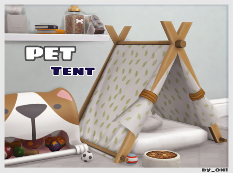 Pet Tent CC for The Sims 4