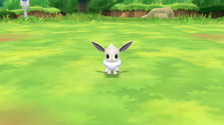 Shiny Eevee in Pokémon: Let's Go, Eevee!