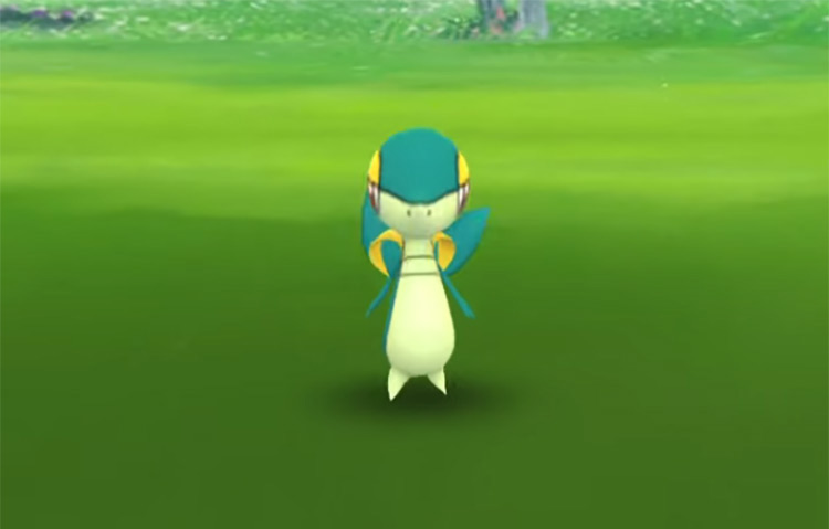 Shiny Snivy in Pokémon GO