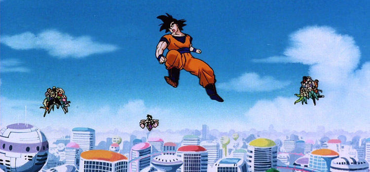 Goku Flying / Dragon Ball Z Android 13 Movie Screenshot