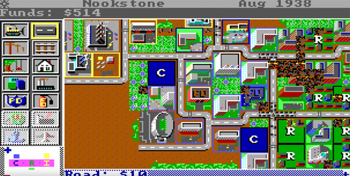 simcity classic game screenshot