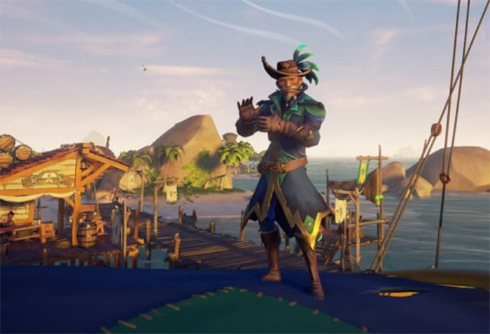 Parrot sea of thieves outfit