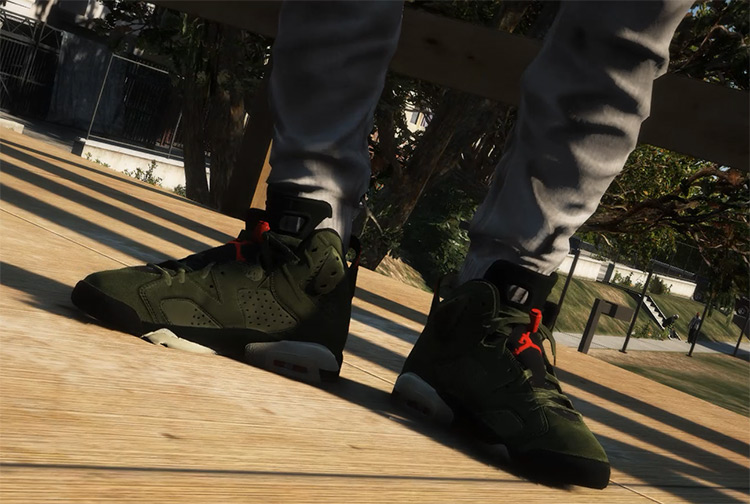 Travis Scott x Nike Air Jordan 6 / GTA5 Mod