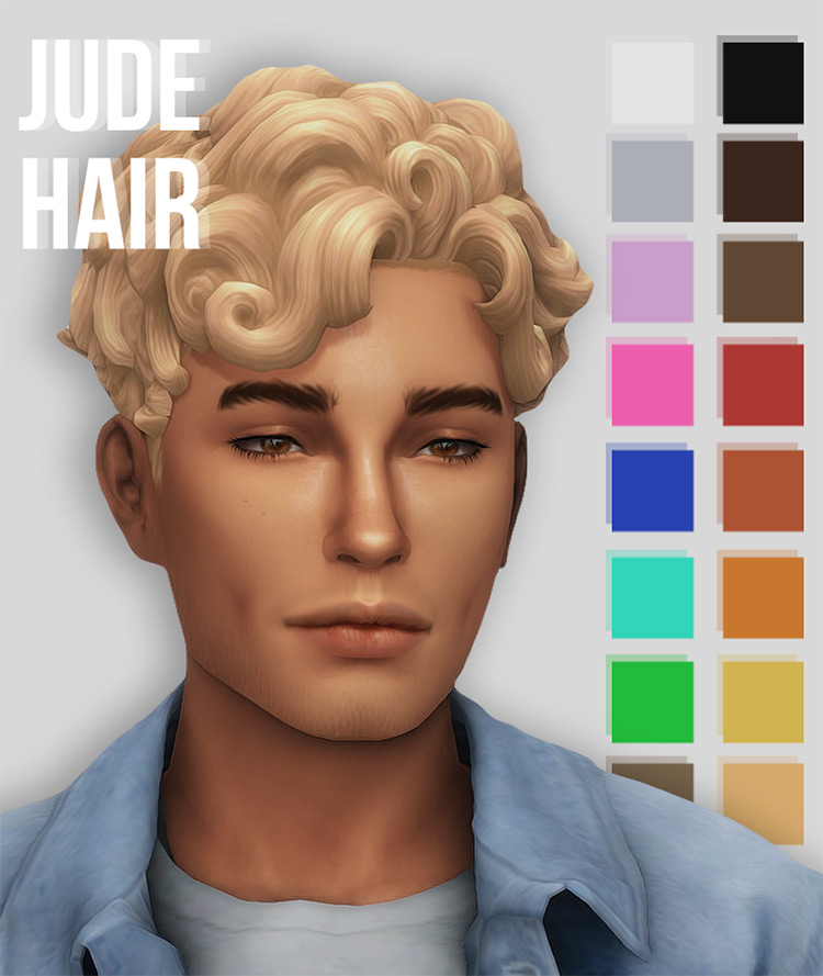 Jude Hair / Sims 4 CC