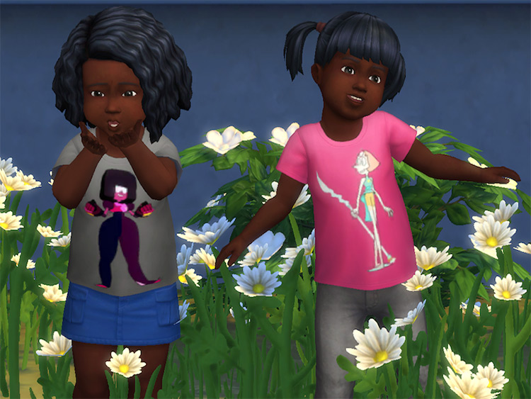 Steven Universe Toddler Tees CC for TS4