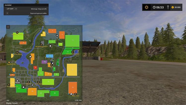 Better Minimap Farming Simulator 17 mod
