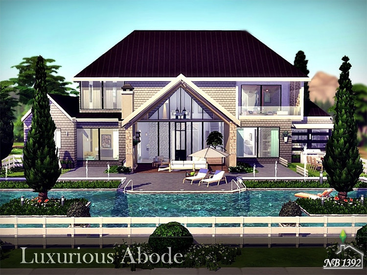 Luxurious Abode CC for Sims 4
