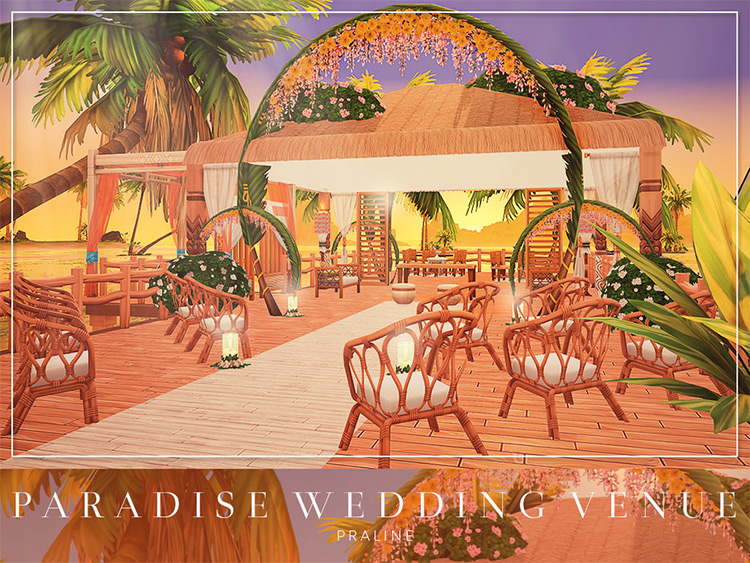 Paradise Wedding Venue CC for TS4