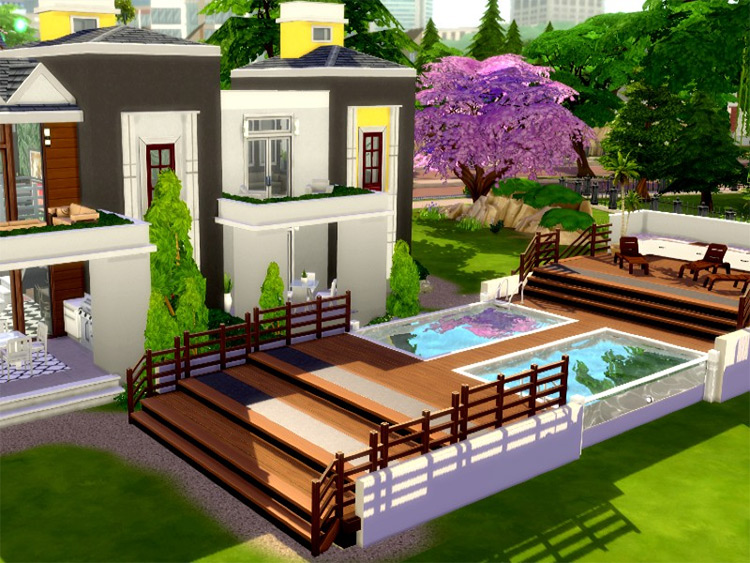 Martha House CC for Sims 4