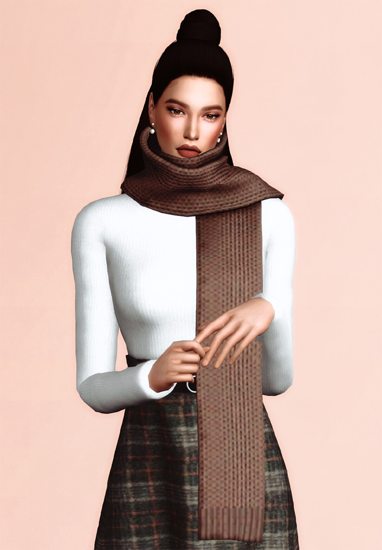 Long Scarf CC for TS4