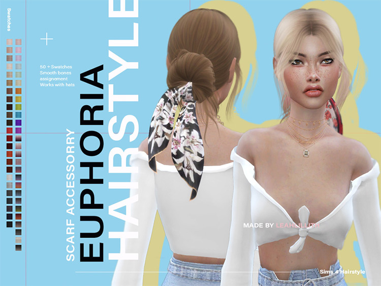 LeahLillith Euphoria Hair w/ Scarf CC