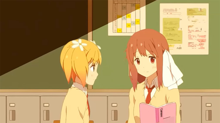 School girls in Sakura Trick Anime