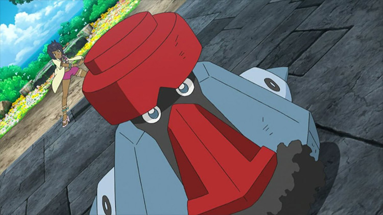 Probopass Pokémon anime screenshot