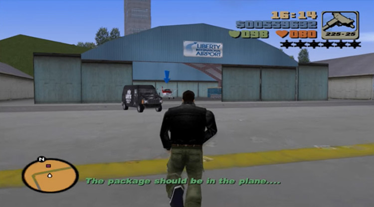 Grand Theft Aero mission screenshot
