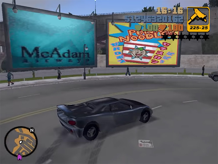 Infernus GTA3 Car screenshot
