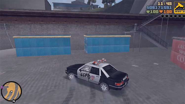 Police Car GTA3 Car screenshot