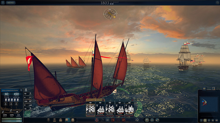 Ultimate Admiral: Age of Sail gameplay screenshot