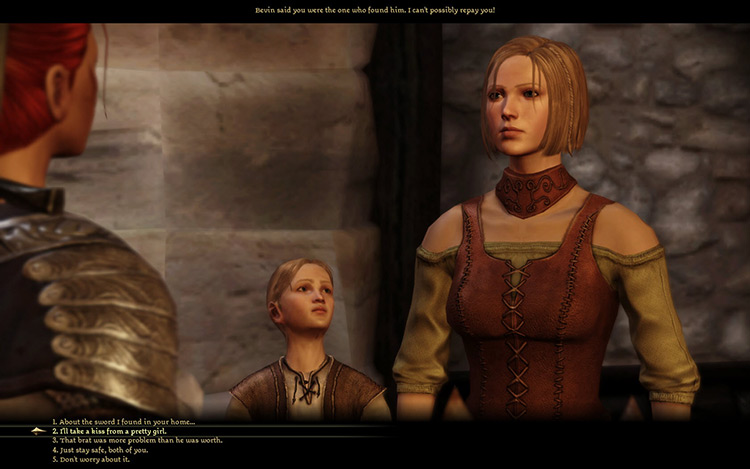 Dragon Age Origins cinematic screenshot