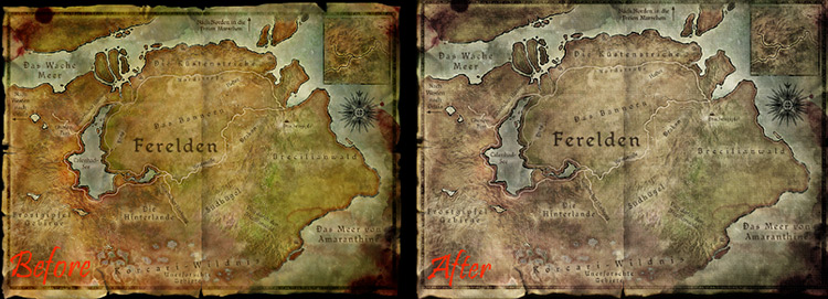 Realistic Worldmap Mod screenshot