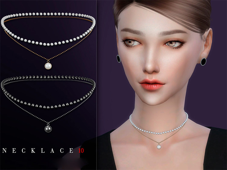 Necklace 10 Sims 4 CC