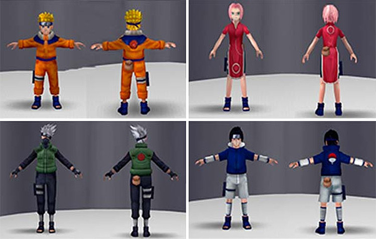 Naruto Toys Pack Sims 4 screenshot