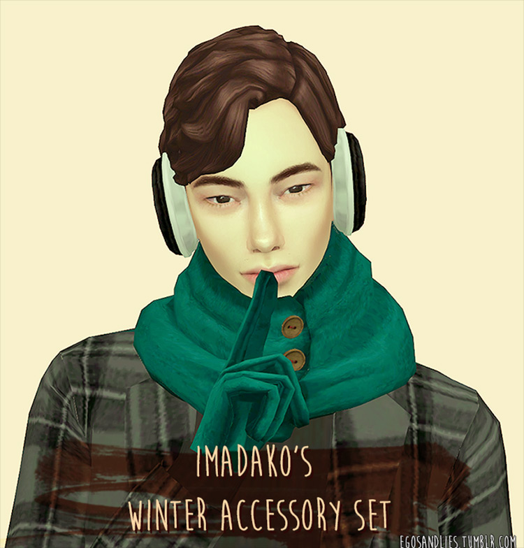 Imadako’s Winter Accessory Set Sims 4