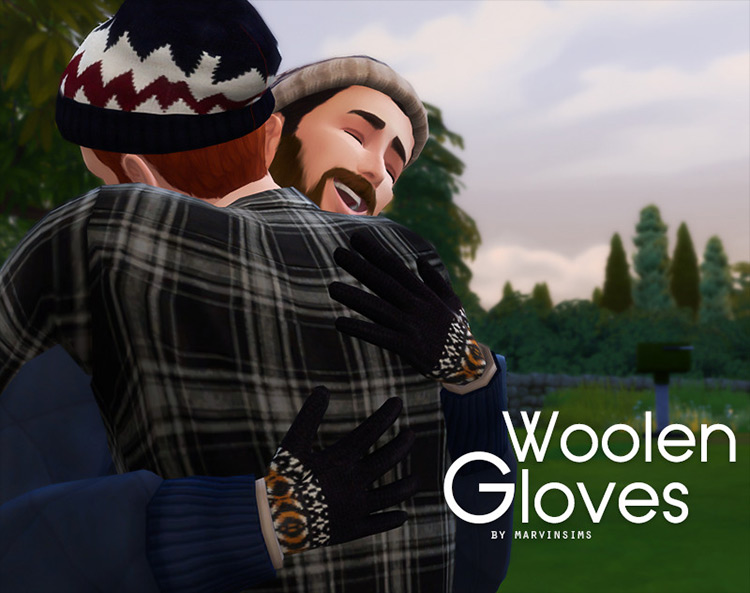 Woolen Gloves Sims 4 CC screenshot