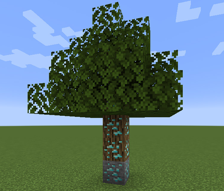 Ore Tree mod for Minecraft