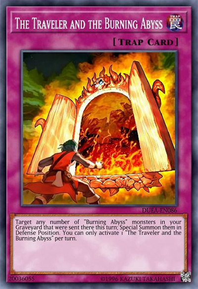 The Traveler and the Burning Abyss Yu-Gi-Oh Card