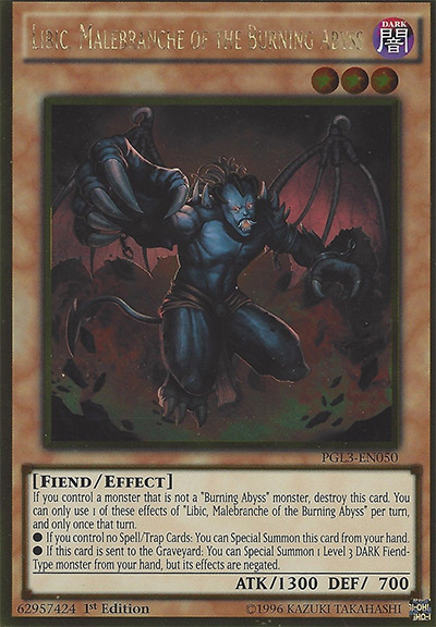 Libic, Malebranche of the Burning Abyss Yu-Gi-Oh Card