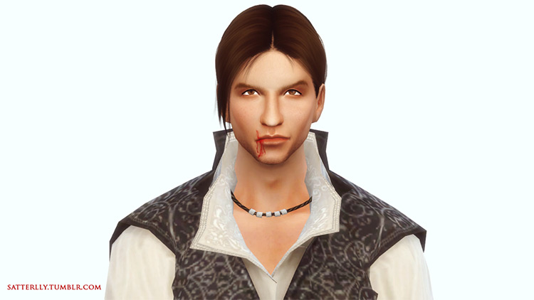 Ezio Auditore de Firenze Scars & Outfit / TS4 CC