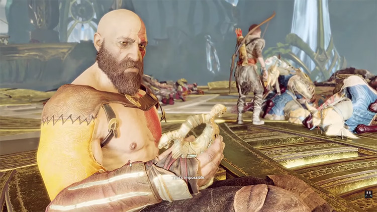 Kratos from God of War 4