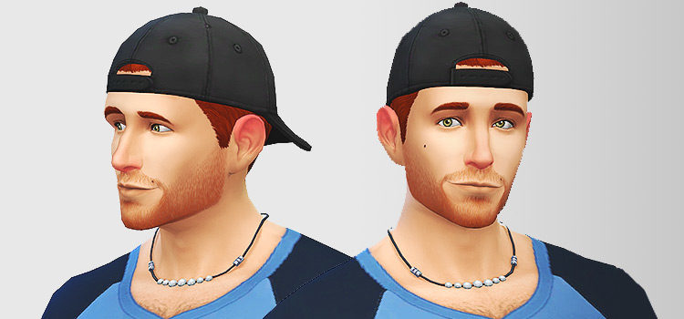 Backwards Hat in The Sims 4 (Male Accessory)