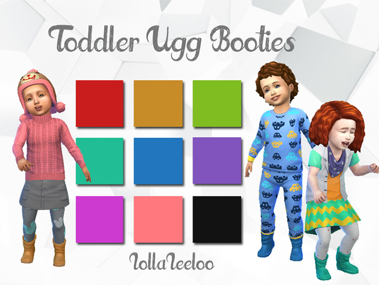 Toddler Ugg Booties for The Sims 4
