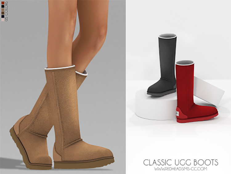 Classic Ugg Boots for The Sims 4