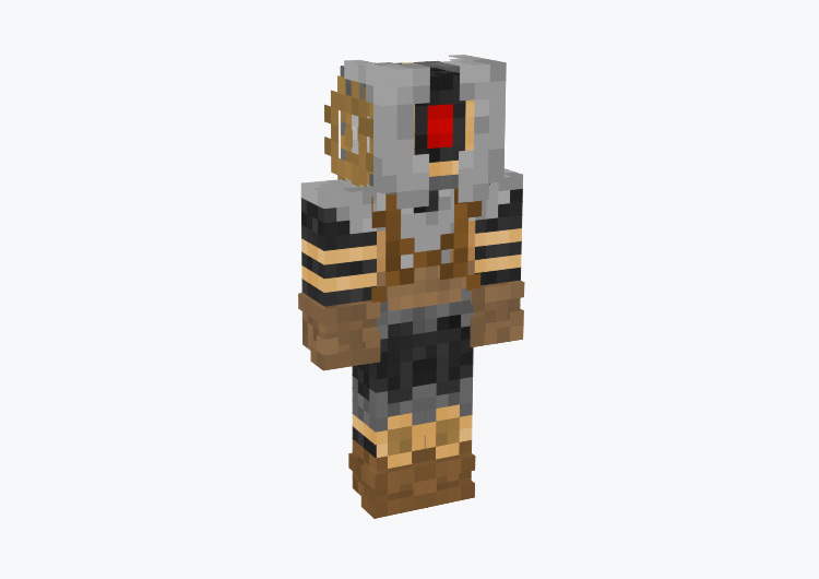 Tall Sentry Robot Character / Minecraft Skin