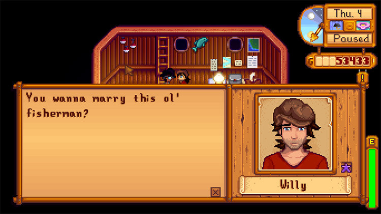 Siv’s Marriage Mod in Stardew Valley