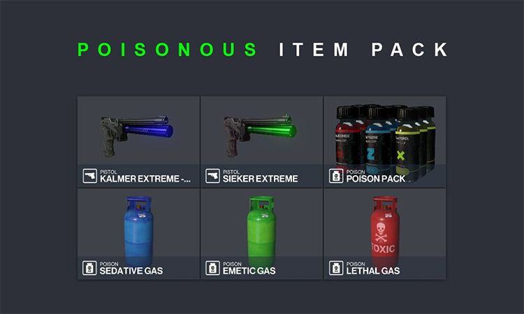 Poisonous Item Pack Mod for Hitman 3